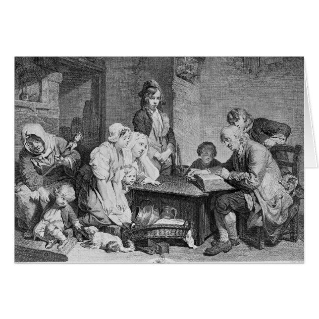 La lectura de la biblia (Anverso (Horizontal))