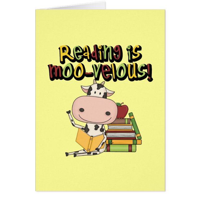La lectura es MOO-velous (Frente)