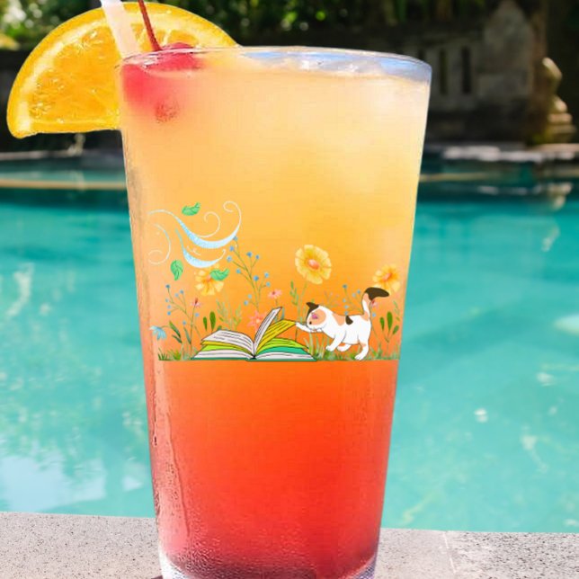 La lectura kitty en el jardín (Subido por el creador)