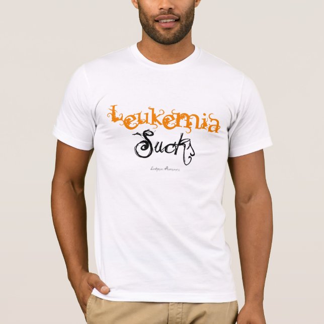 La leucemia chupa la camiseta (Anverso)