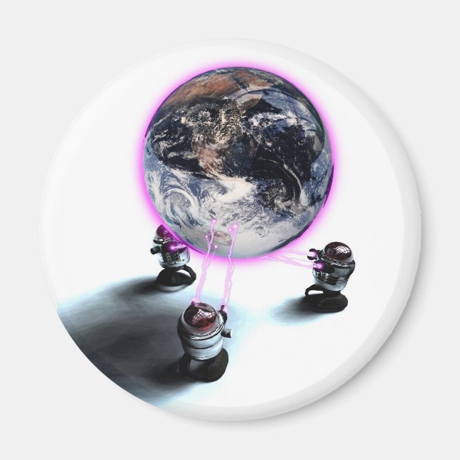 La levitación del imán terrestre (Frente)