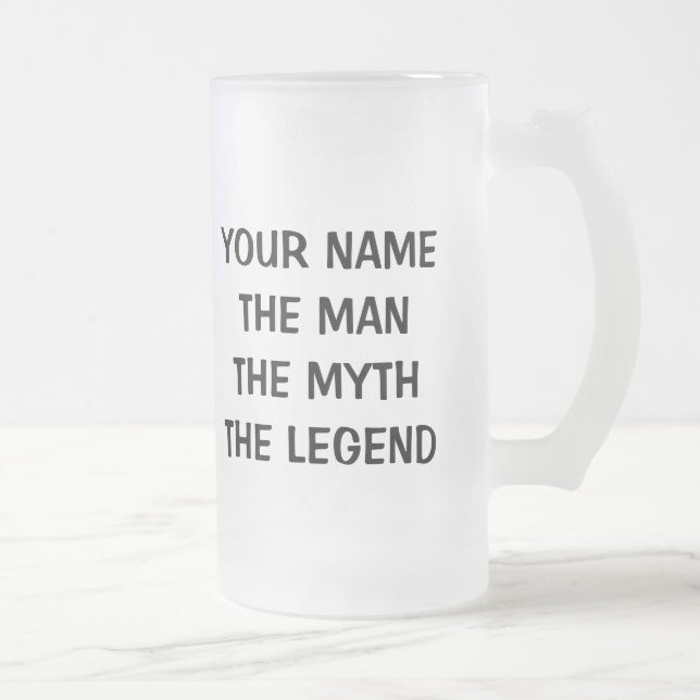 La leyenda del mito del hombre, jarra de cerveza p (Derecha)