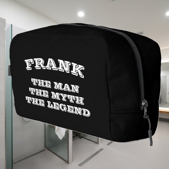 La leyenda del mito del hombre personalizado bolsa (men's toiletry bag)