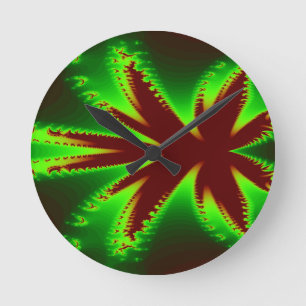 La libélula en el Reloj de pared de llamas