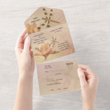 La libélula y Lily todo en una invitación de matri
