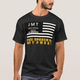 LA LIBERTAD DE EXPRESIÓN NO ES LIBRE. Camiseta osc