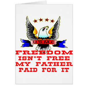 La libertad de USMC no es liberada, mi padre pagó