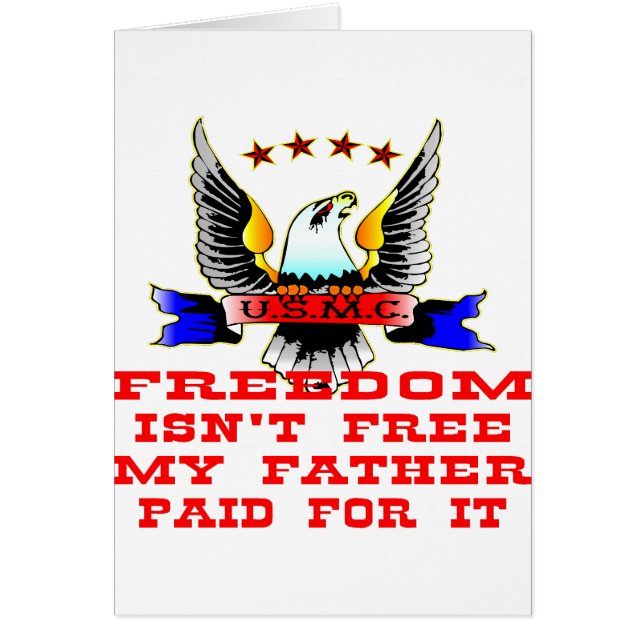 La libertad de USMC no es liberada, mi padre pagó  (Frente)