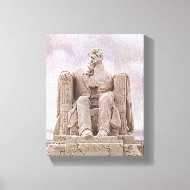 La libertad se desmorona, el lienzo de Lincoln (Anverso)