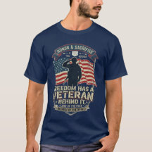 La Libertad Tiene Un Veterano Detrás Camiseta Patr