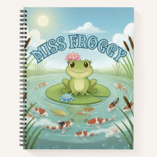 La libreta de notas de lirio de Miss Froggy