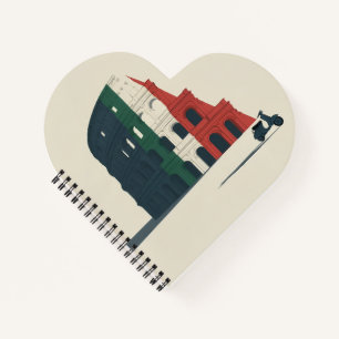La Libreta en Forma de Corazón "A Roma, Con Amor"