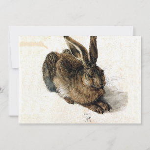 La liebre de conejo en la nieve - Durand