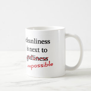 La "limpieza está al lado" de las tazas imposibles