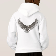 La línea arte de la redada del águila de los