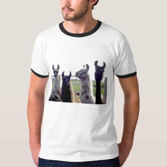 La llama dirige la camiseta (Anverso)