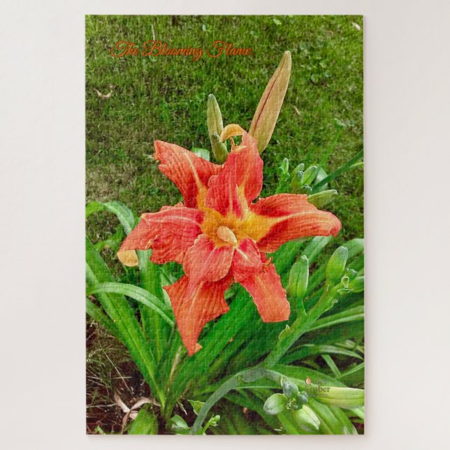 La llama en flor - Los serenos rompecabezas (Vertical)