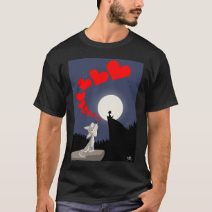 La llamada de la camiseta del amor (diseño en el