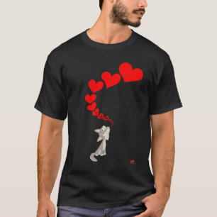 La llamada de la camiseta del amor simple (oon del
