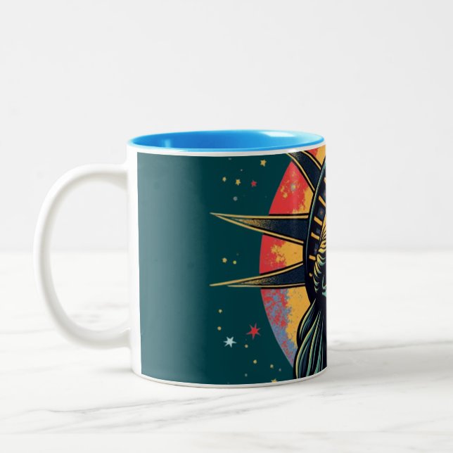 La llamada de la libertad suena a una taza de dos  (Izquierda)