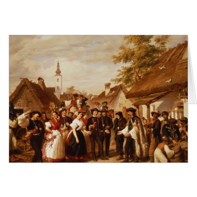 La llegada de la novia, 1856 (Anverso (Horizontal))