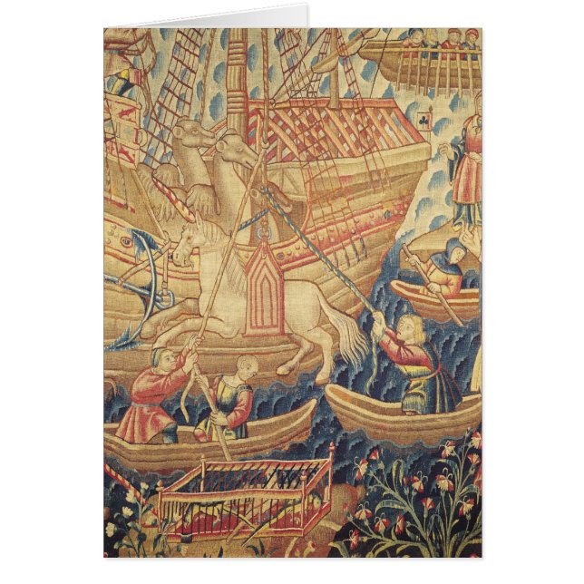 La llegada de Vasco de Gama en Calicut (Frente)