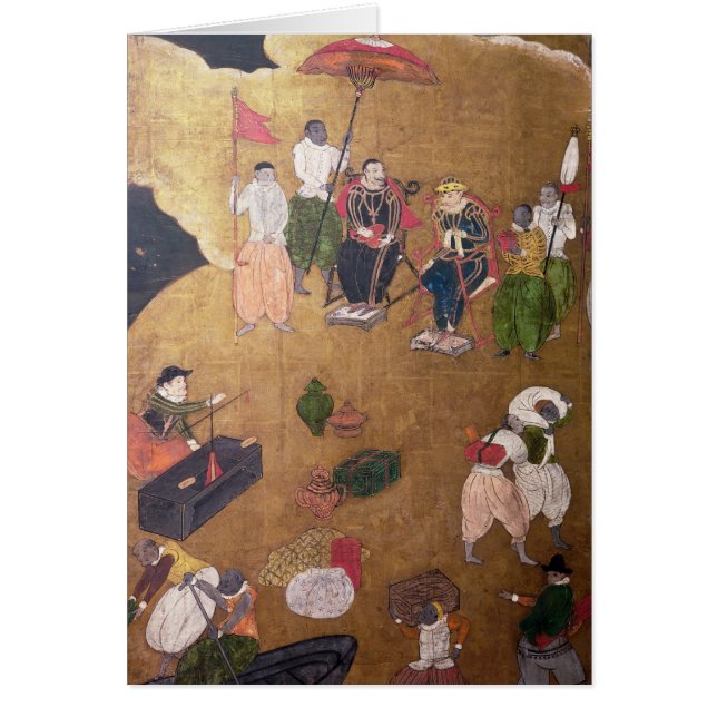 La llegada del portugués en Japón (Frente)