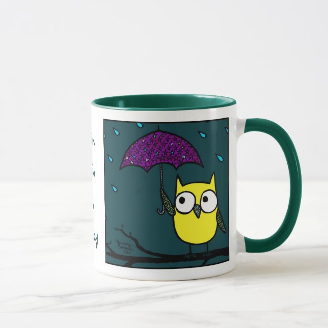 La lluvia de la lluvia sale - taza del pequeño (Derecha)
