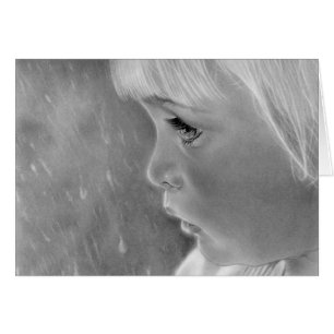 La lluvia va tarjeta ausente