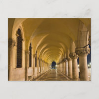 La Loggia de la postal del Palacio del Doge