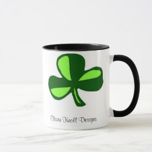 La loma del trébol diseña la taza del logotipo