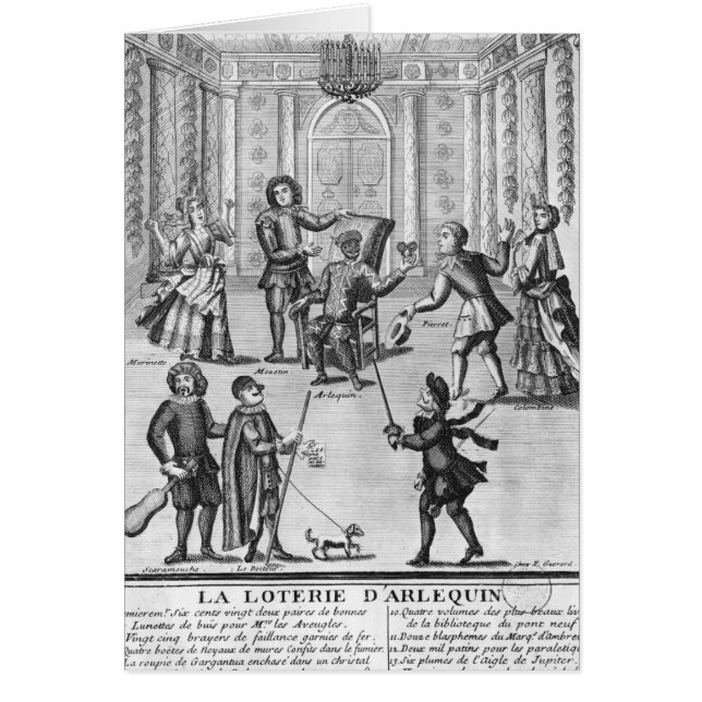 La lotería del Harlequin (Frente)