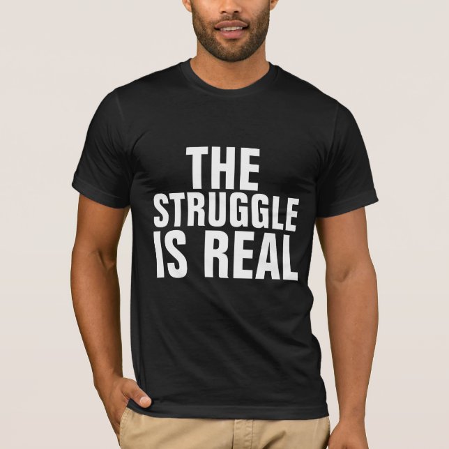 LA LUCHA CONSISTE EN Camisetas REALES (Anverso)