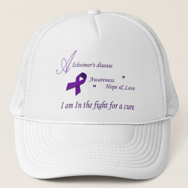 La lucha de Alzheimer para un gorra de la curación (Anverso)