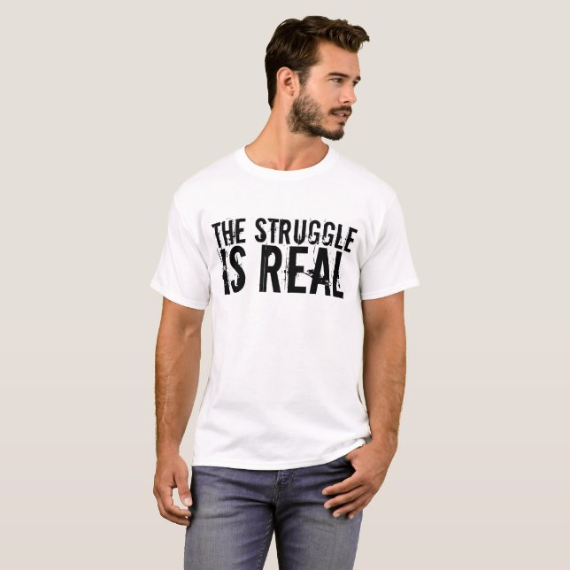 LA LUCHA SON camisetas REALES graciosas (Anverso completo)