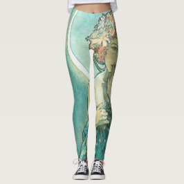 "La luna" de Mucha Green Leggings