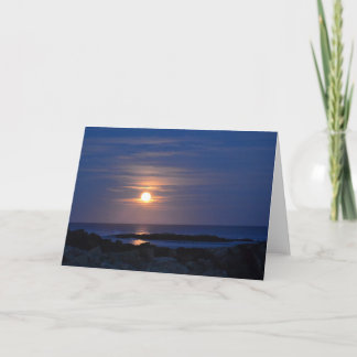 La luna del cazador - tarjeta de felicitación