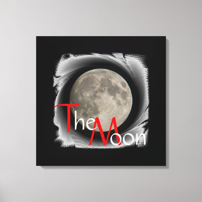 La luna, la lune, la luna, lienzo the moon (Anverso)