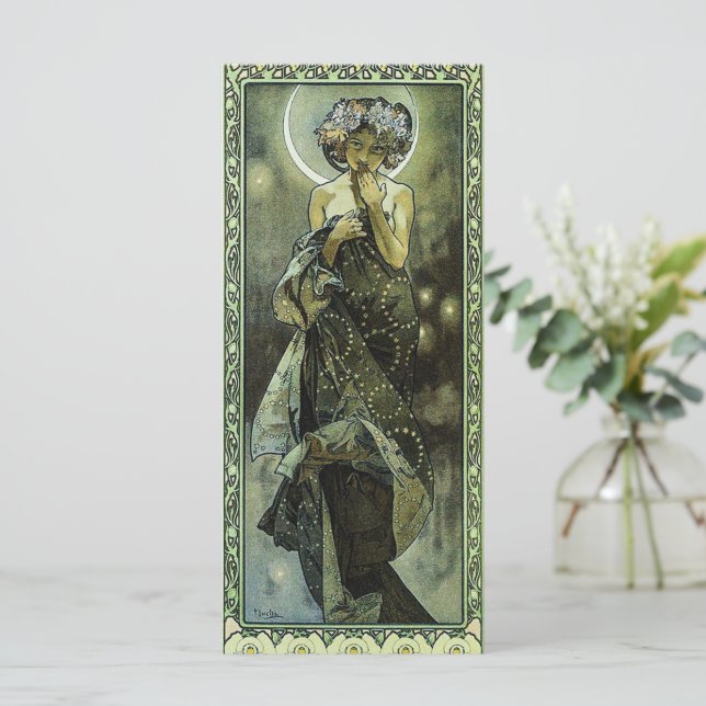 La luna por Alphonse Mucha (Anverso de pie)