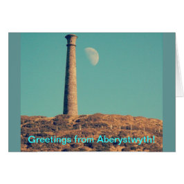 La luna y una torre: Aberystwyth