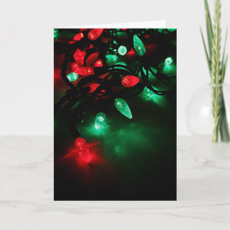 La luz ata la tarjeta