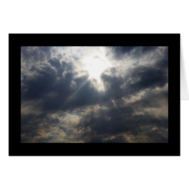La luz de Dios a través de las nubes - Canción de  (Anverso (Horizontal))