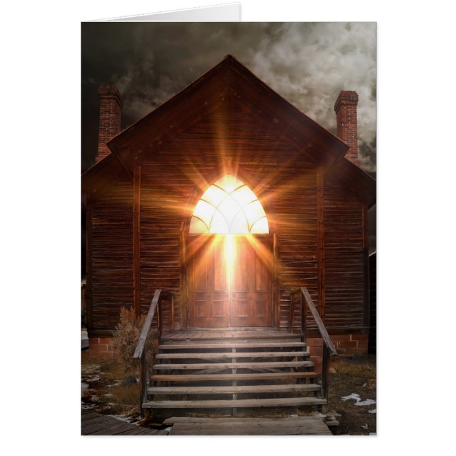 La luz de Dios brilla por la tormenta (Frente)