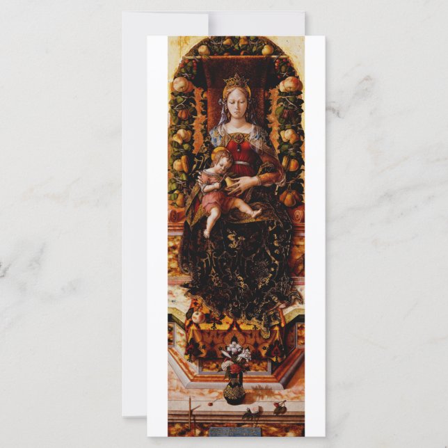 La Madonna della Candeletta de Carlo Crivelli (Anverso)