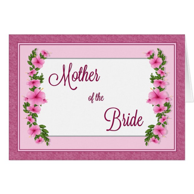 La madre de la novia Hibiscus (Anverso (Horizontal))