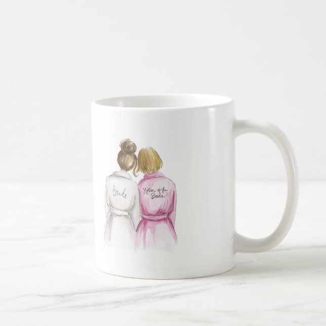 ¡La madre de la taza de la novia le agradece mamá! (Derecha)