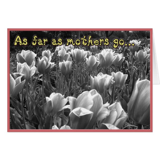 La madre sobresale la carta (Anverso (Horizontal))