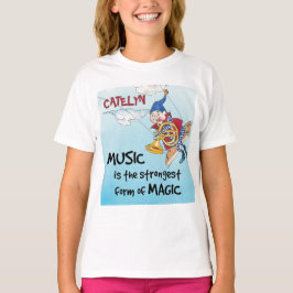 La magia de la camiseta del personalizado musical