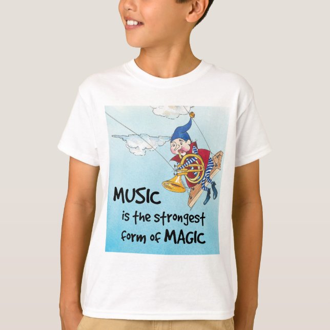 La magia de la camiseta musical (Anverso)