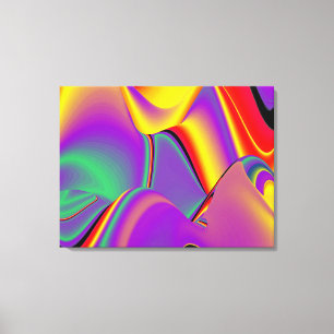 La magia de los colores abstracta el arte pluviomé